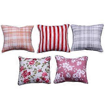 Miniature Pillows Cotton Mini Pillows compatible with 5Pcs Tabletop Decoration