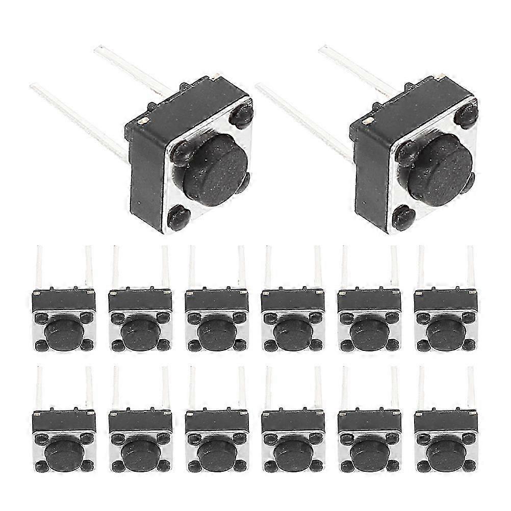 100Pcs Plastic Tactile Momentary Push Buttons Toy Push Button For Breadboard Pcb