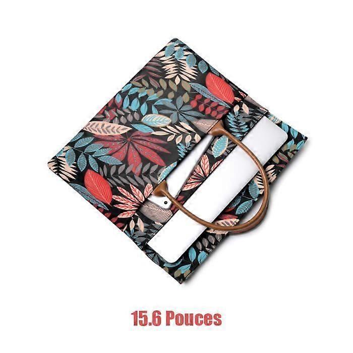 15.6'' Laptop Tablet Sleeve Bag Case - Red Maple Leaf
