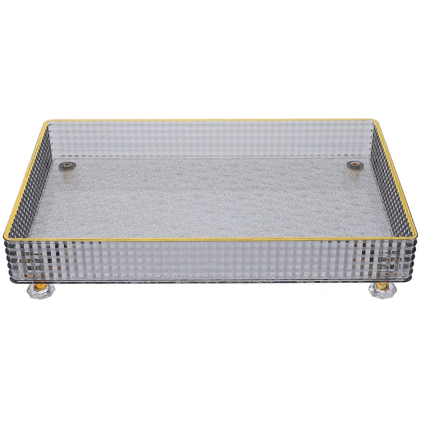 Storage Tray Household Rectangular Fruit Plate for Storage Use