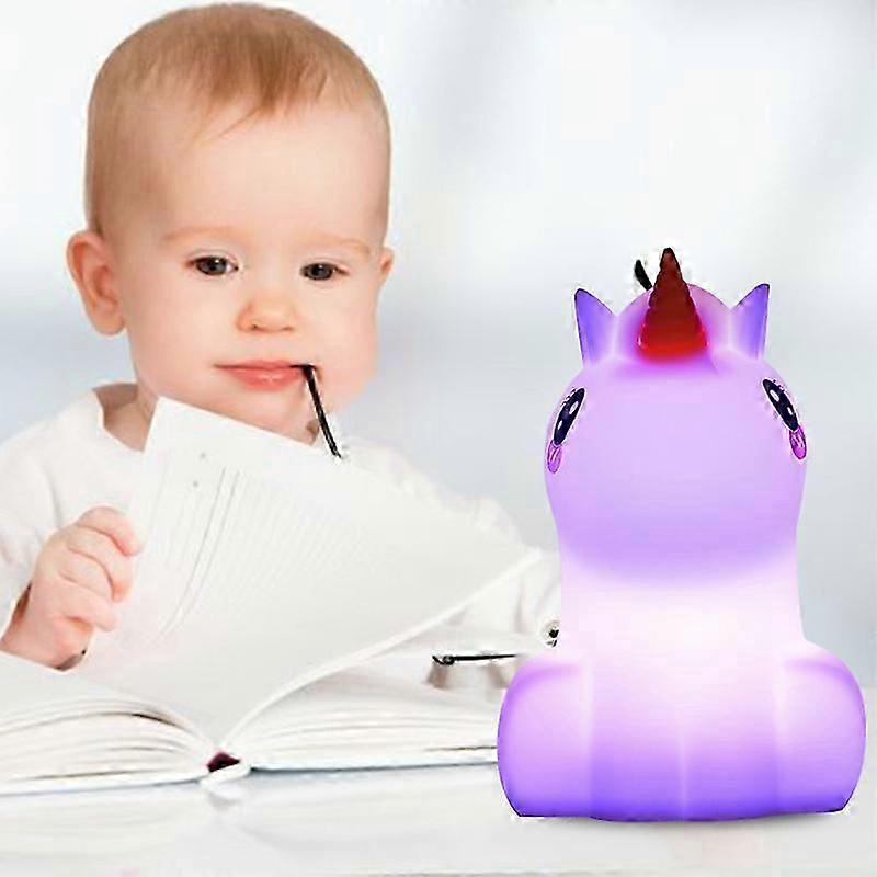 Silicone Light Unicorn Night Light with Remote Control