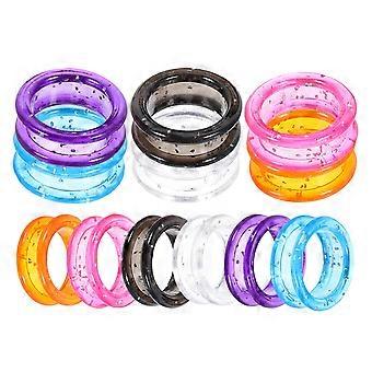 12pcs Scissors Silicone Finger Rings Pet Grooming Scissor Rings Hair Cutting Styling Scissor Accessories