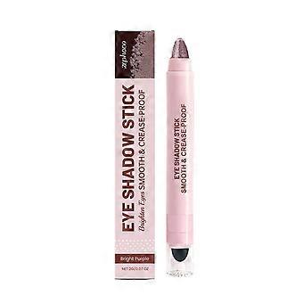 Zephoco Shiny Cream Eyeshadow Stick (Bright Purple) Portable Eyeshadow Stick For Daily Parties And Gatherings