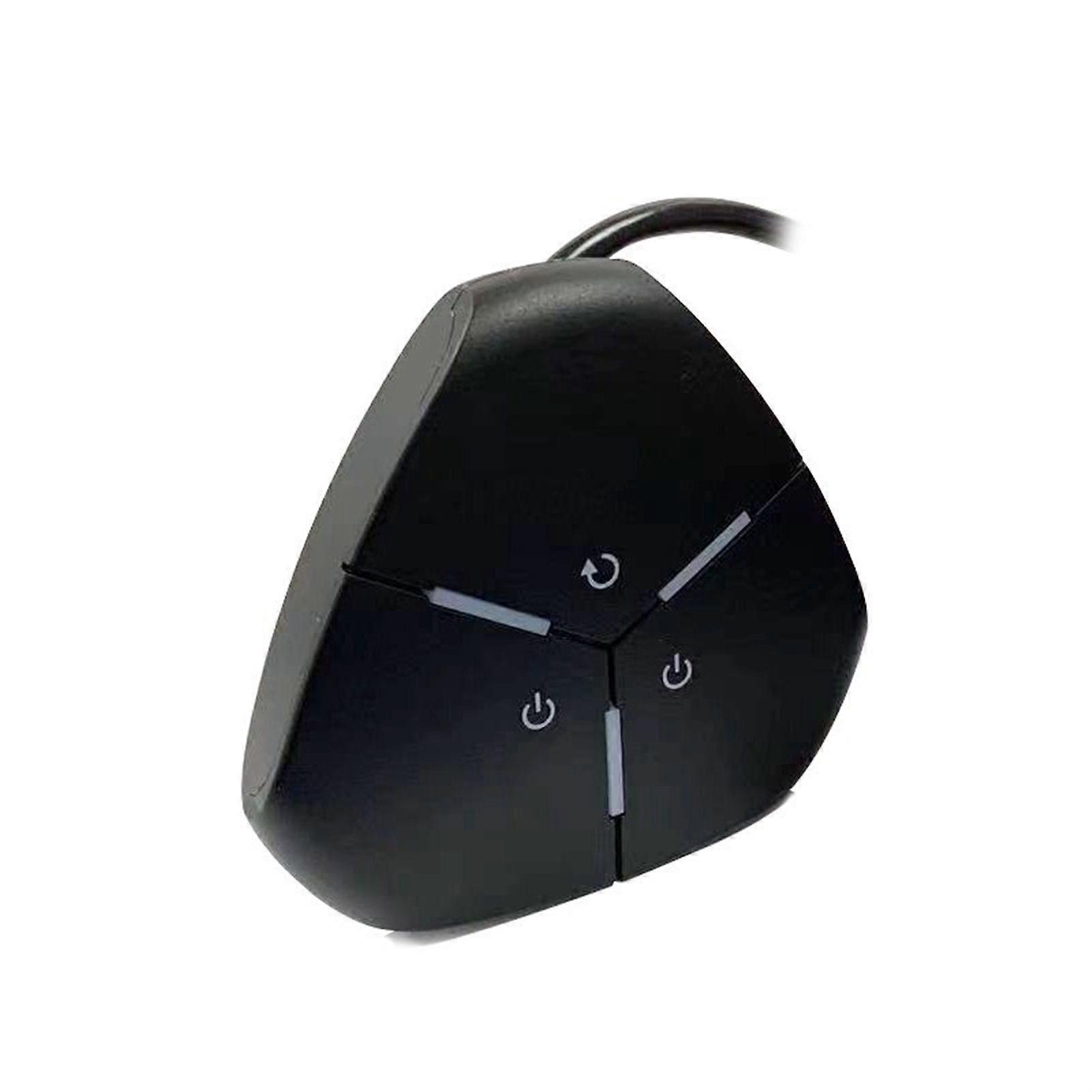 PC Power Button Easy Operation Small Lightweight Durable ABS Glossy Surface Desktop Computer Switch for Internet Cafe