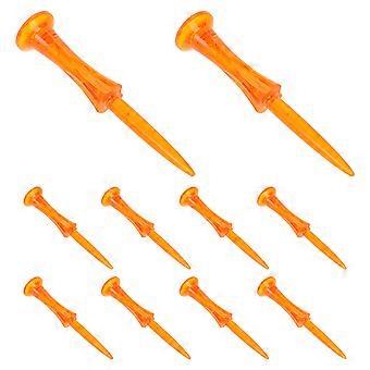 Plastic Golf Tees Wheel Design for High Accuracy 10Pcs Set