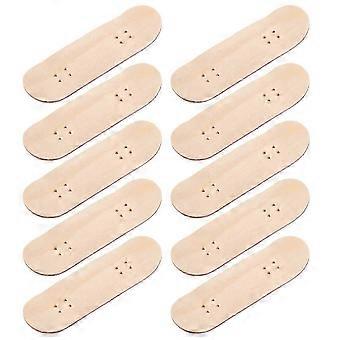 10 pezzi di ricambio in legno bordo dito skateboard parti per dito skateboard