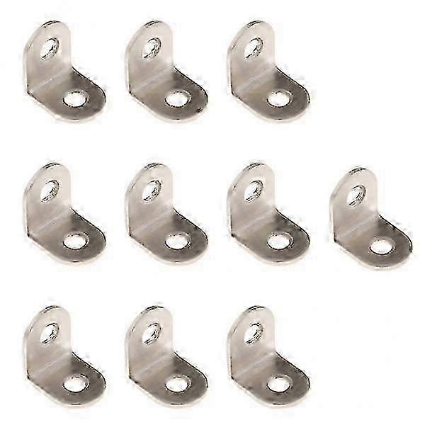 R8 3x 10pack Corner , L Bracket, Angle Brackets, Stainless Steel Angle Support