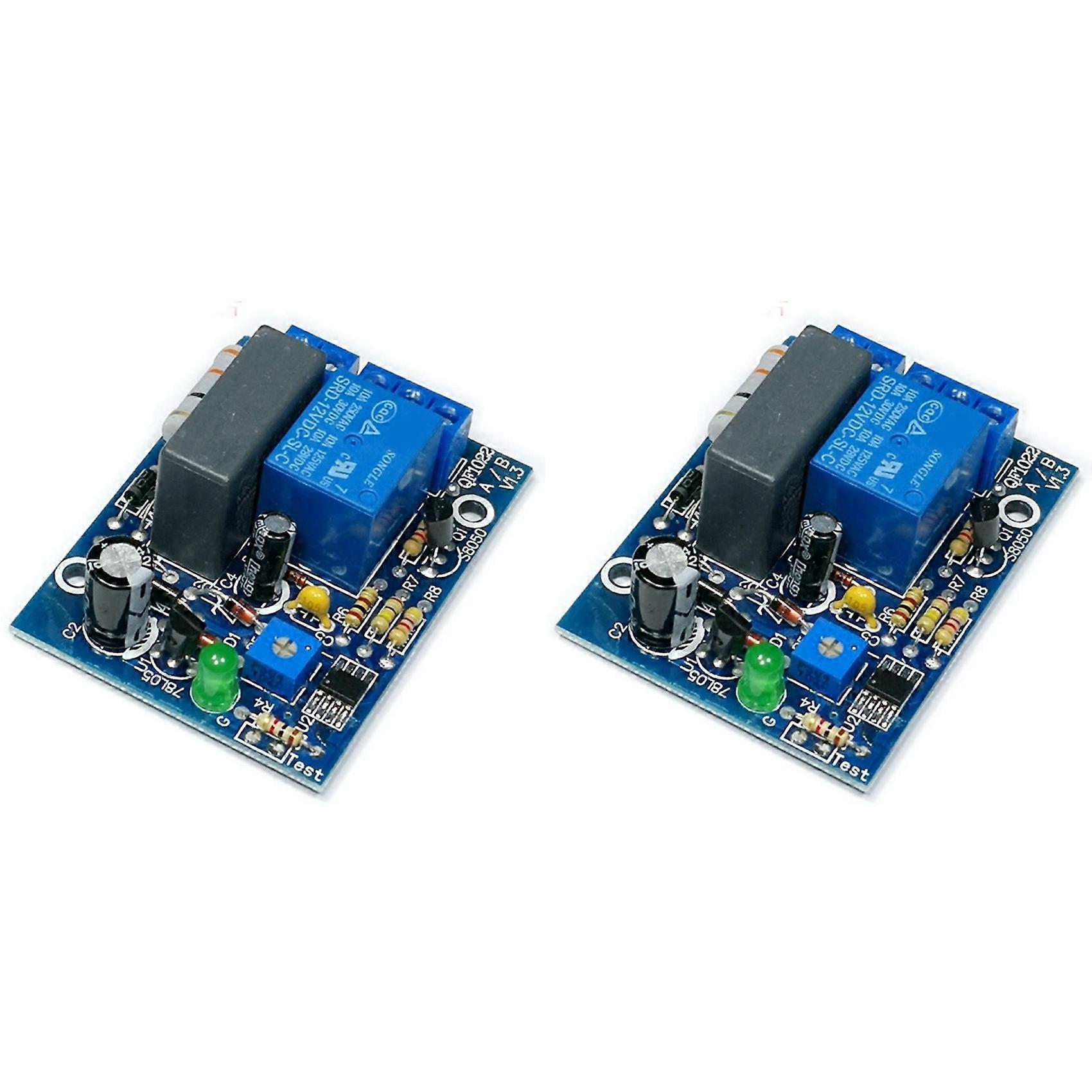 2X AC 220V Adjustable Timer Delay Switch Turn on/Off Time Relay Module (0-10 Seconds)