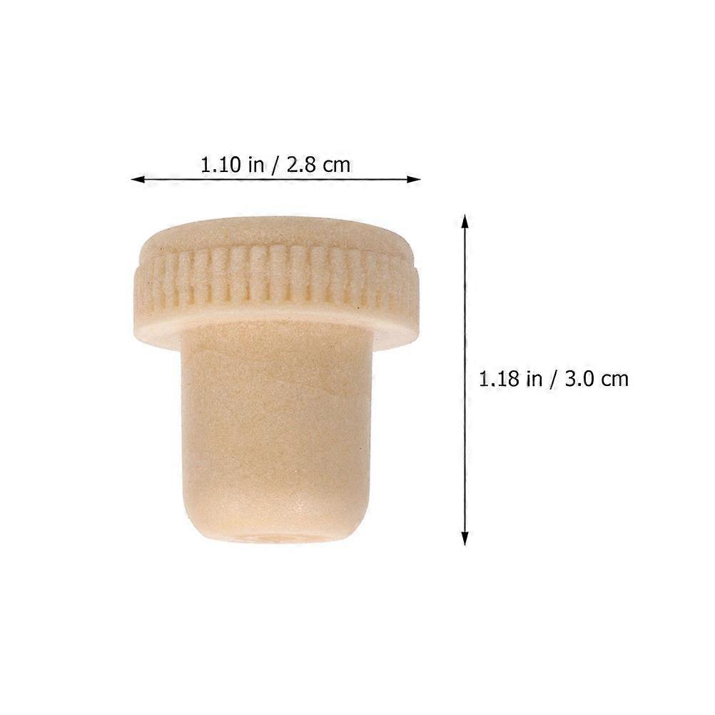 Red Bottle Stoppers for Kitchen Use 20Pcs Polymer Assorted