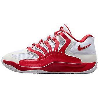 Nike KD 18 Slitesterke Slitesterke Lave Basketballsko Unisex Hvit Rød IM0634-104