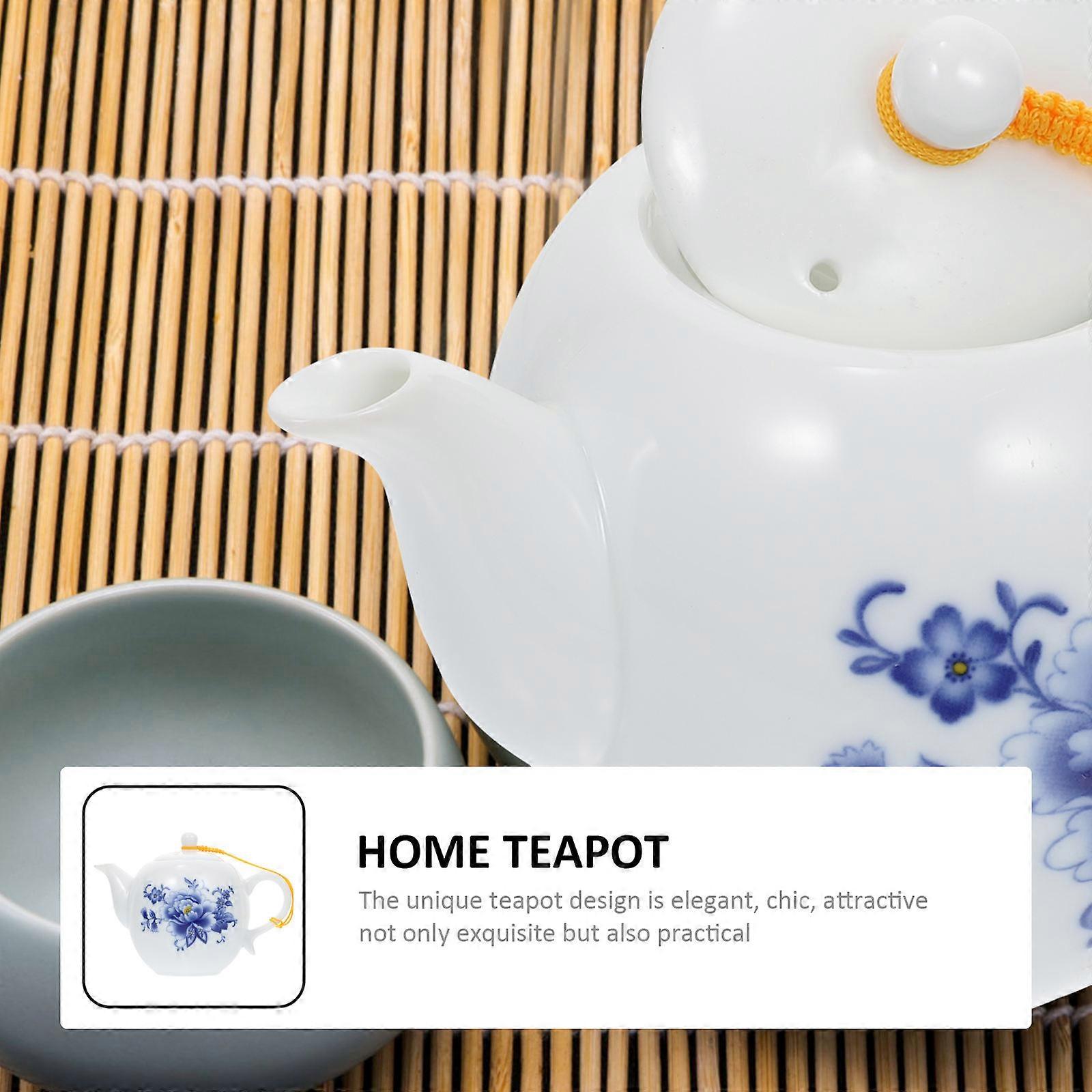 Household Teapot Ceramic for Entertaining 3Pcs Assorted