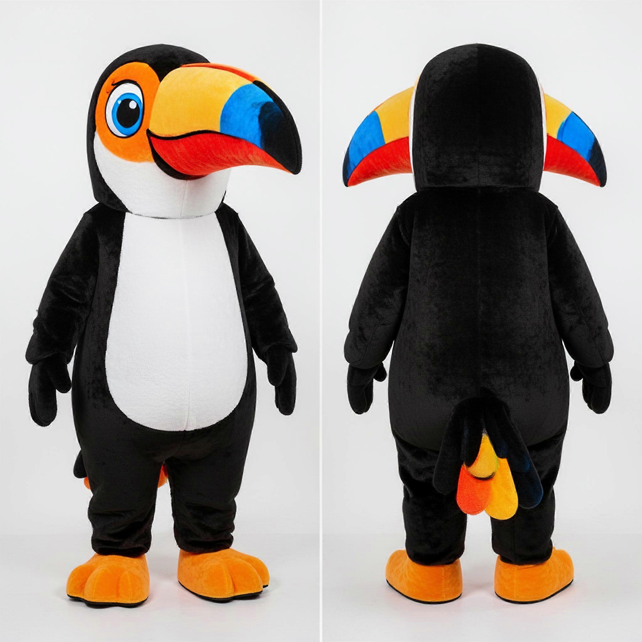 MASTICOT Vibrant Tropical Toucan Mascot