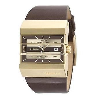 Diesel klokker kvarts analog kvinne klokke med okseskinn armbånd DZ5124