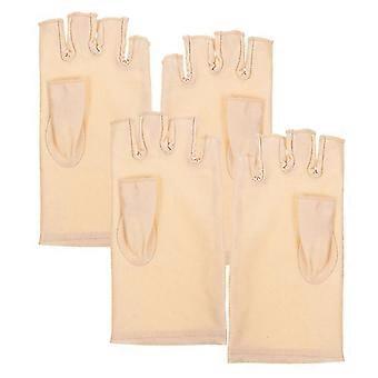 2 Pairs of outdoor Sports Anti-UV Gloves Half Finger Breathable Cycling GlovesYF