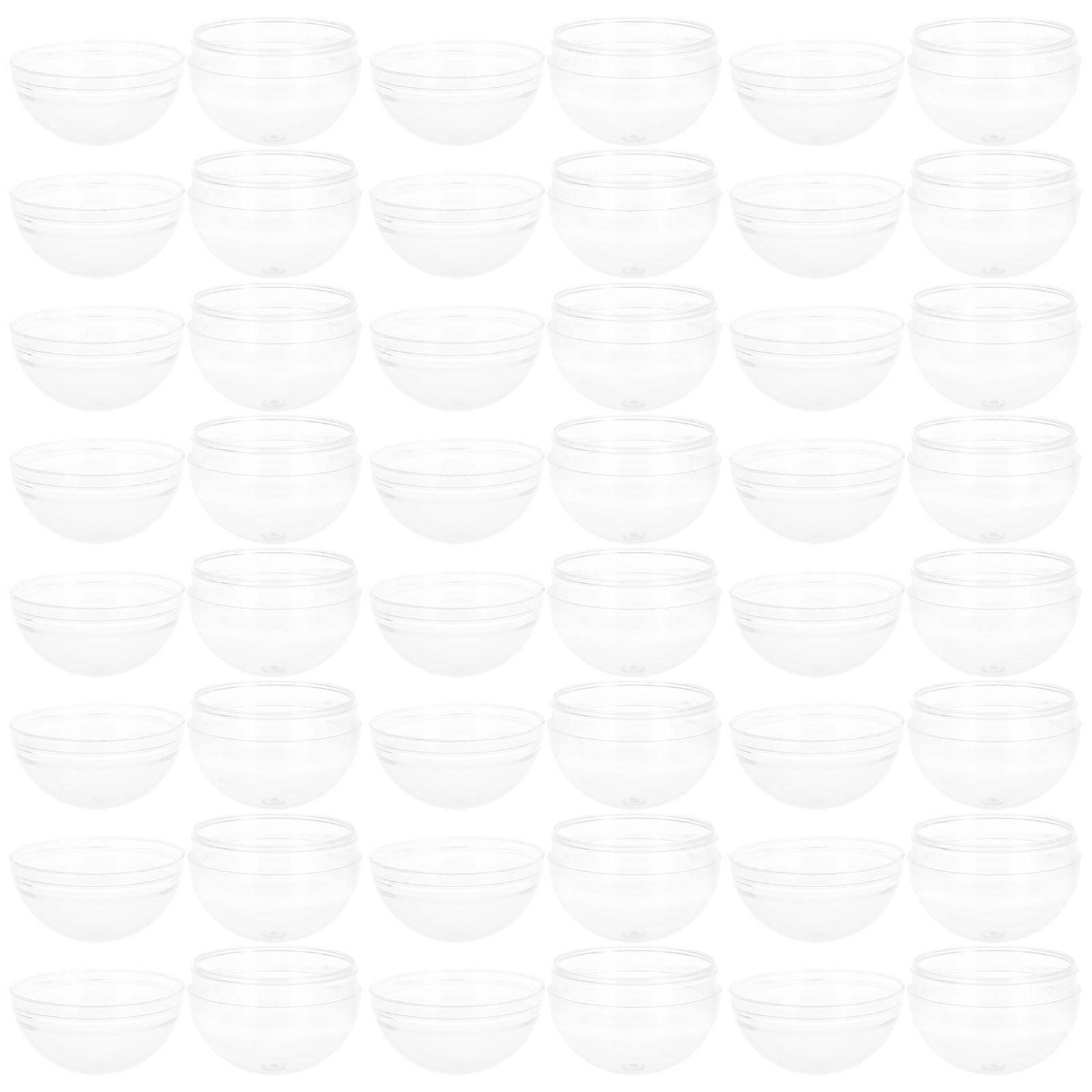 120Pcs Round Vending Machine Capsules compatible with Vending Machines Transparent PP Storage