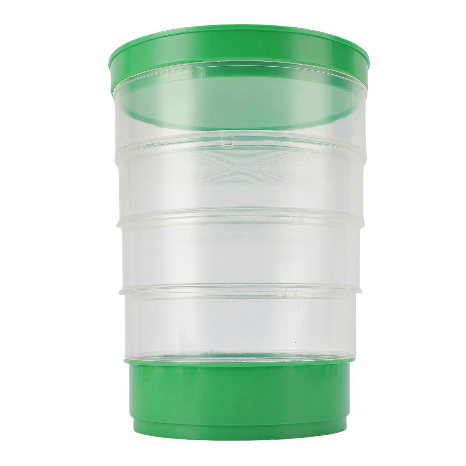 Crop Sprouter Round Shape Stackable Space Saving High Efficiency Crop Sprouting Container for Kitchen