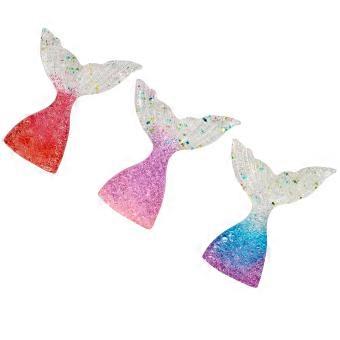 Creative Mermaid Resin Ornaments for Decoration Use 6Pcs Assorted Color