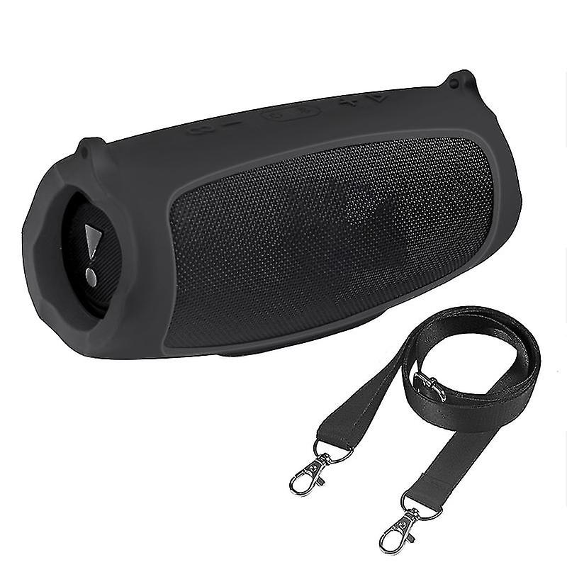 Silicone Case Shell Protective Cover With Strap Compatible -for -jbl Charge 5 Speaker
