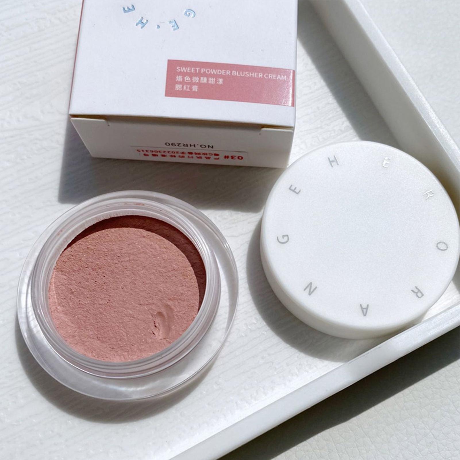 Mulitifunctional Makeup Blush Natural Healthy Red Color Blush Professional Facial Makeup Blusher