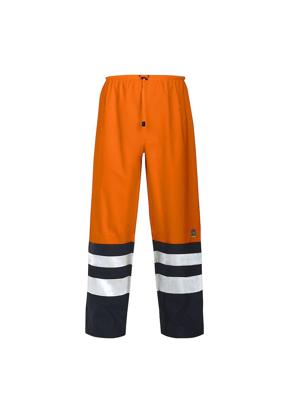 Men's Projob Hi Visibility Rain Trousers EN ISO 20471 Class 2 646504