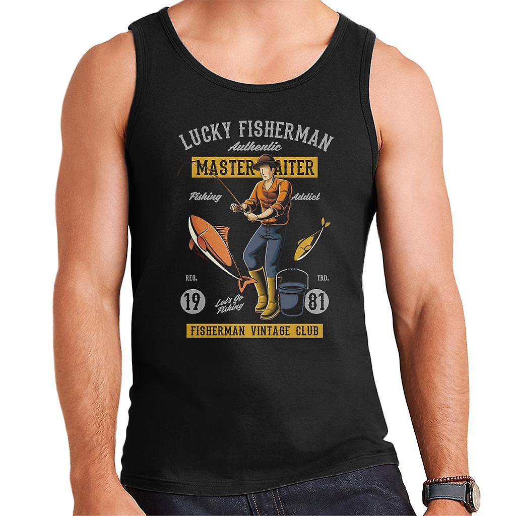 Heldig fisker menns Vest
