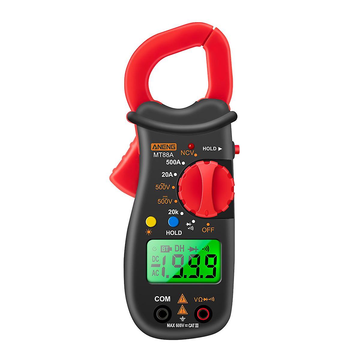 ANENG MT88A klämmätare multimeter LCD digital universell mätare 1999 räknar automatisk räckvidd handhållen