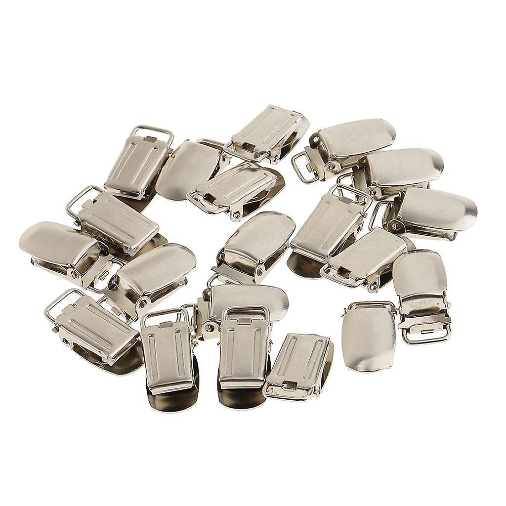 20 Pieces Pacifier Suspender Clips 15mm