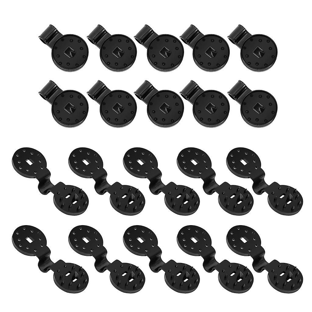 20/50/100PCS Shade Cloth Round Plastic Clips Windproof Awning Clamp Grip