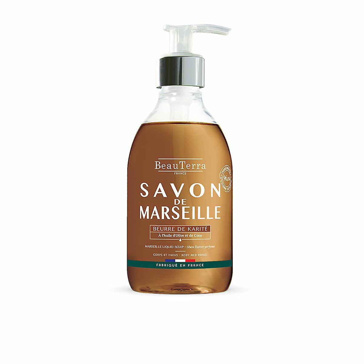 Υγρό Σαπούνι Beauterra Savon de Marseille Βούτυρο Καριτέ 300 ml