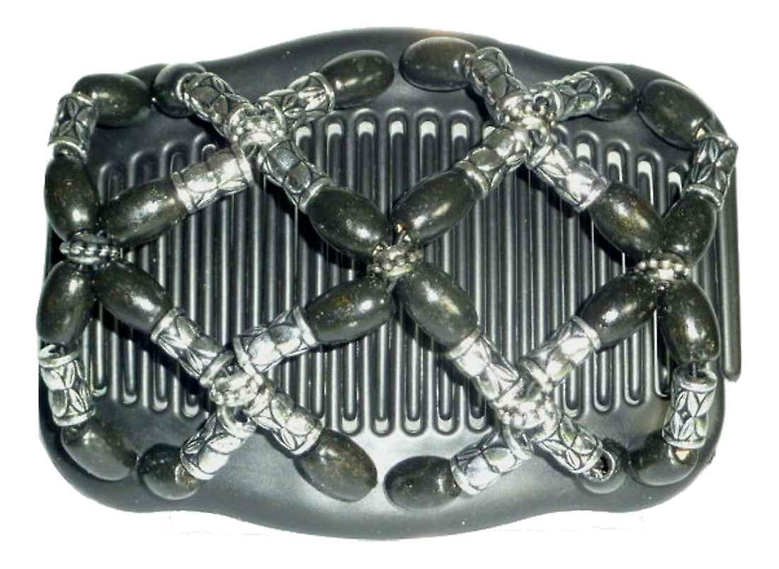 Chignon Comb 708 Black & Silver from TIKITIBOO by Pashmina & Silk