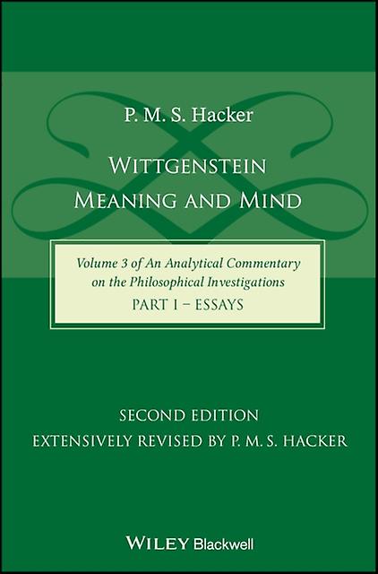 Wittgenstein by P. M. S. Hacker Paperback Book