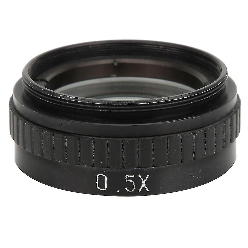 0.5X Auxiliary Objective Lens Accessory For Monocular Electron Microscope Camera 42mm Mounting Thread