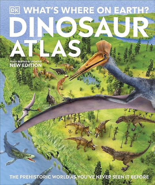 Whats Where On Earth Dinosaur Atlas by Darren Naish Paperback Book