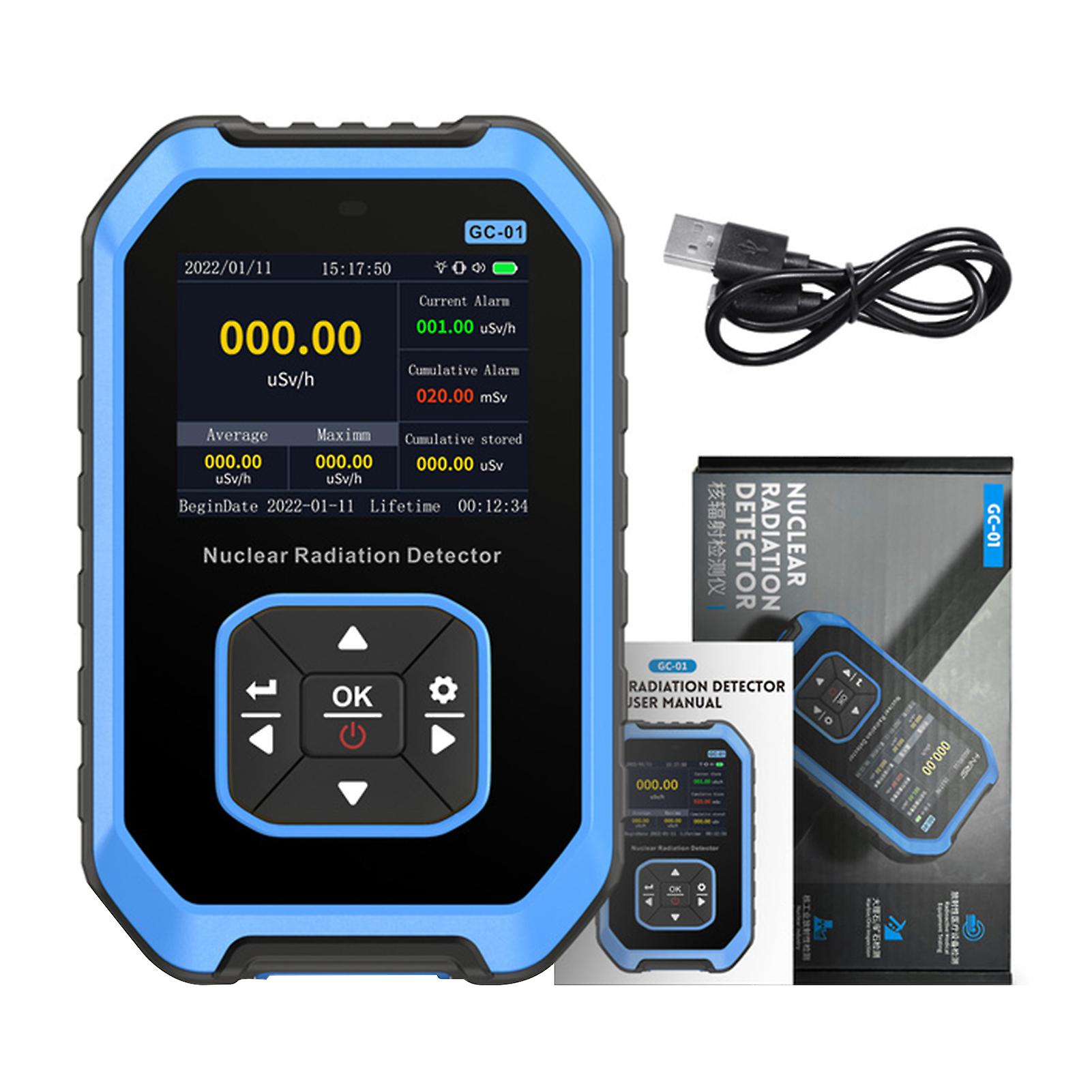 Portable Radiation Dose Meter with Digital Display High Accuracy β γ X-rays Radiation Monitors for Home Outdoor Industry