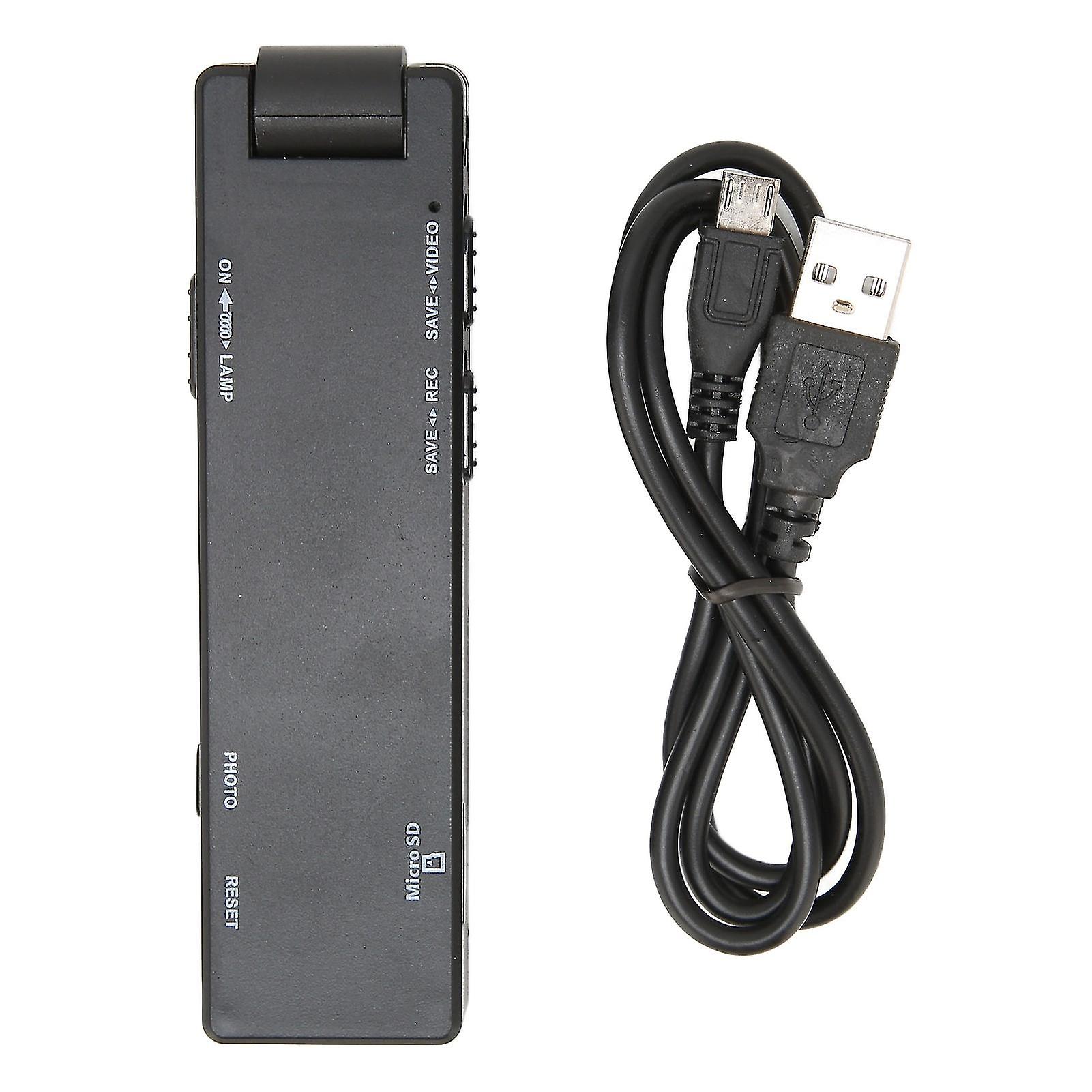 Mini Body Camera: Loop Recording, One-Key Record, Durable Zinc Alloy for Home & Office