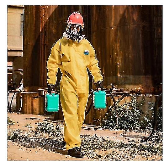 Yksiosaiset kemialliset suojavaatteet Vaaralliset kemialliset kemialliset rikkihappo- ja alkalinkestävät työvaatteet