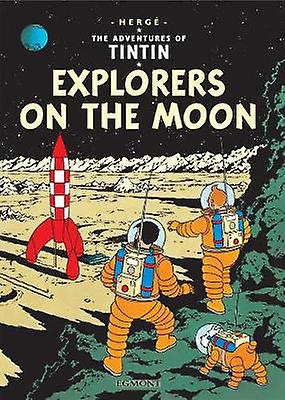 Explorers On The Moon by Herge Paperback Book