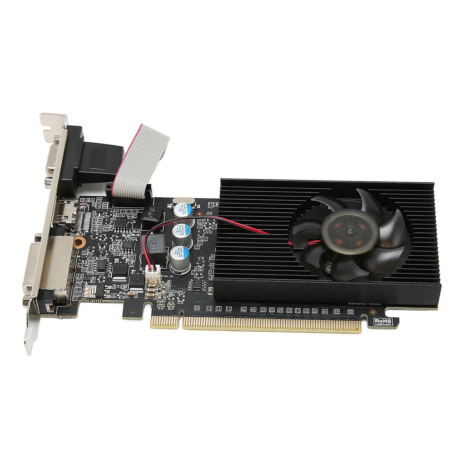Graphics Card 810MHz 1000MHz 2560x1600 Computer Graphics Card for HD Video Office Use GT610 1GD3 64BIT