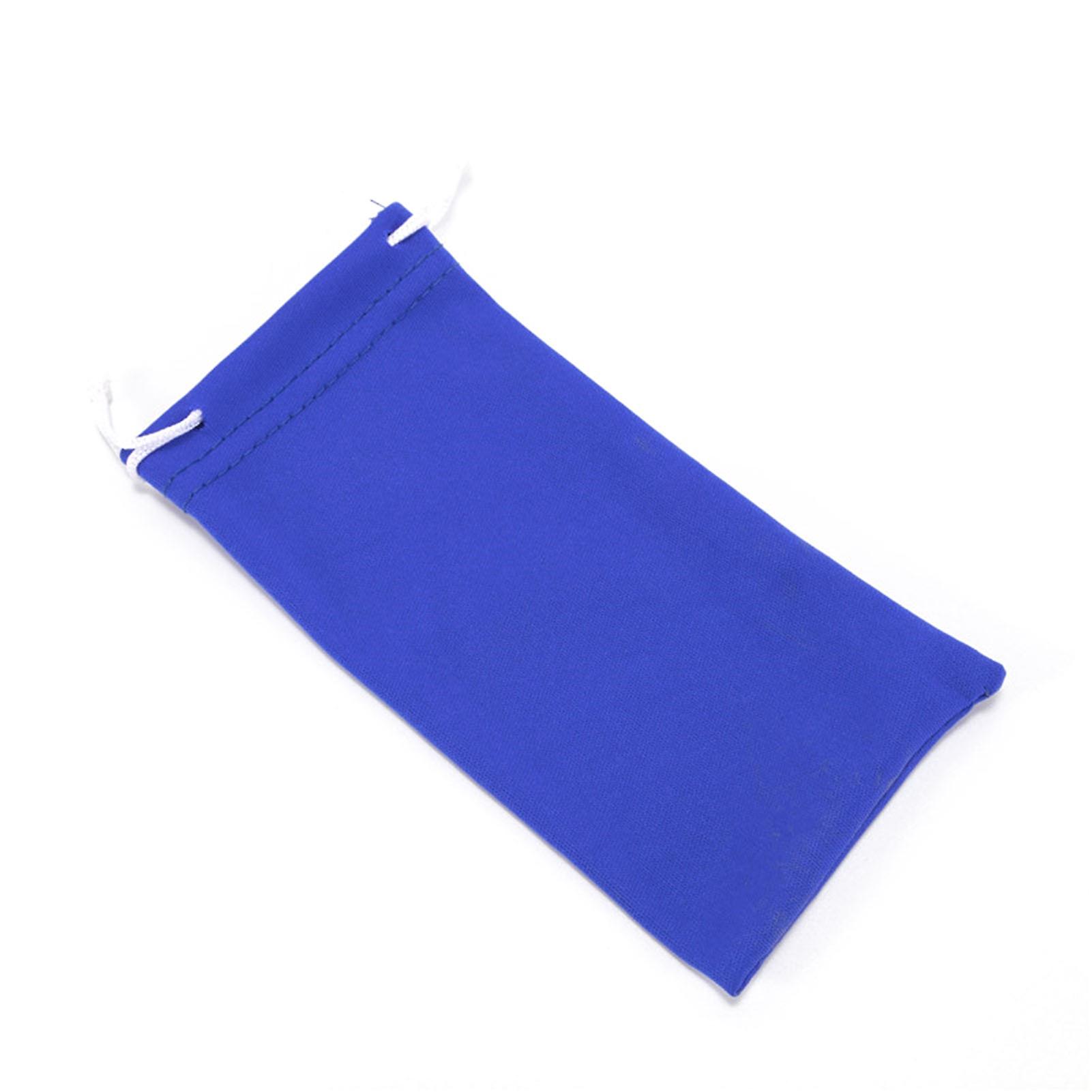 Soft Glasses Organizer Microfiber Drawstring Eyeglass Pouch Cleaning Sleeve Bag