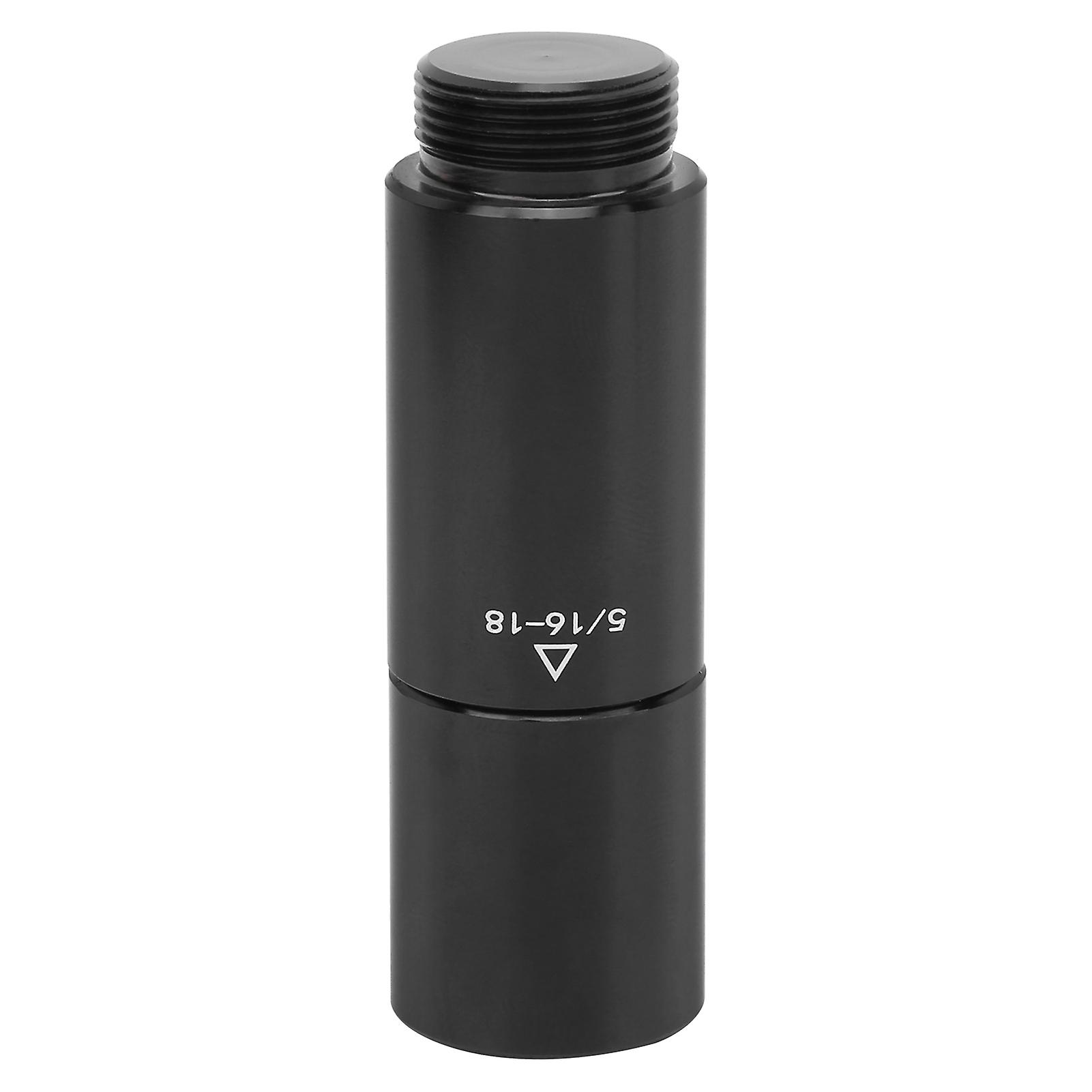 Black Pool Extension Cue 2oz Billiard Middle Connect Shaft Extender 5/16‑18 Teeth