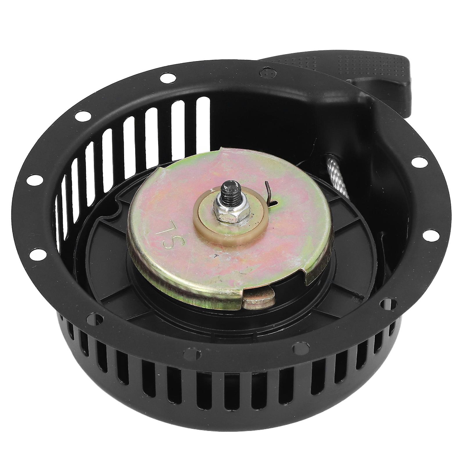 173F Gasoline Generator Pull Starter Iron Auto Rewind 156mm Black