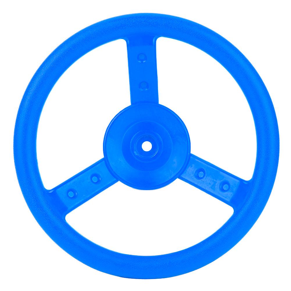 Plastic Outdoor Playground Small Kids Steering Wheel Swing Set Accessories (blue)