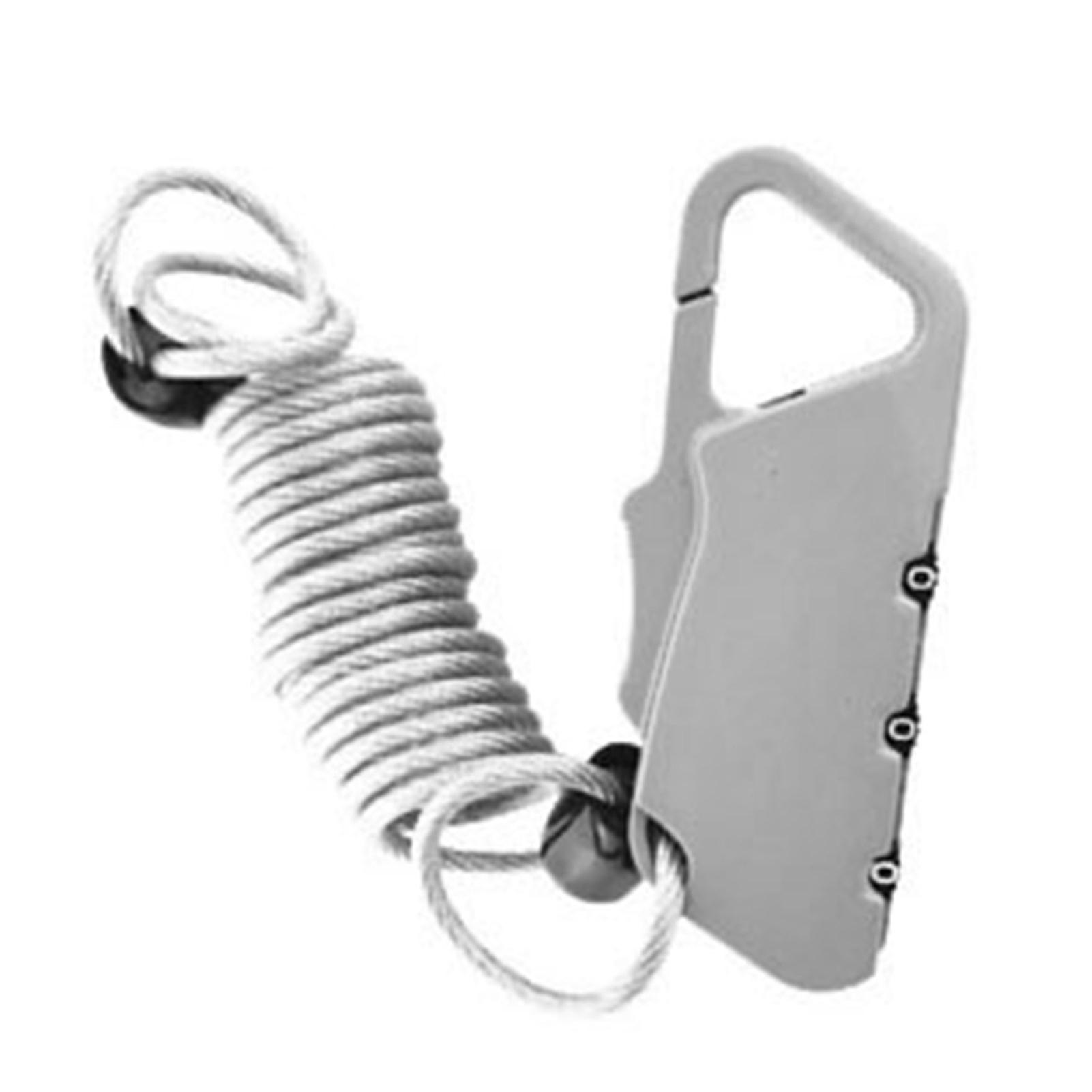 Secure Your Helmet Anywhere with a Compact Electric Vehicle Combination Lock & Extendable Rope