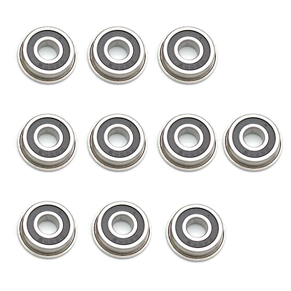 F695 2rs Bearing 5x13x4mm Abec-7 Flanged Miniature F695rs Ball Bearing 10 Pcs