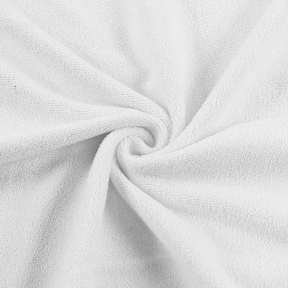 Microfiber Bath Towel for Sauna, Massage, Soft and Absorbent Beach Towel, Beauty Salon Accessory, White