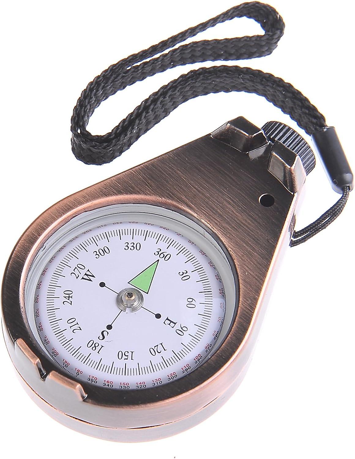 Compass with the soaked in a Fluid in a case made of solid metal