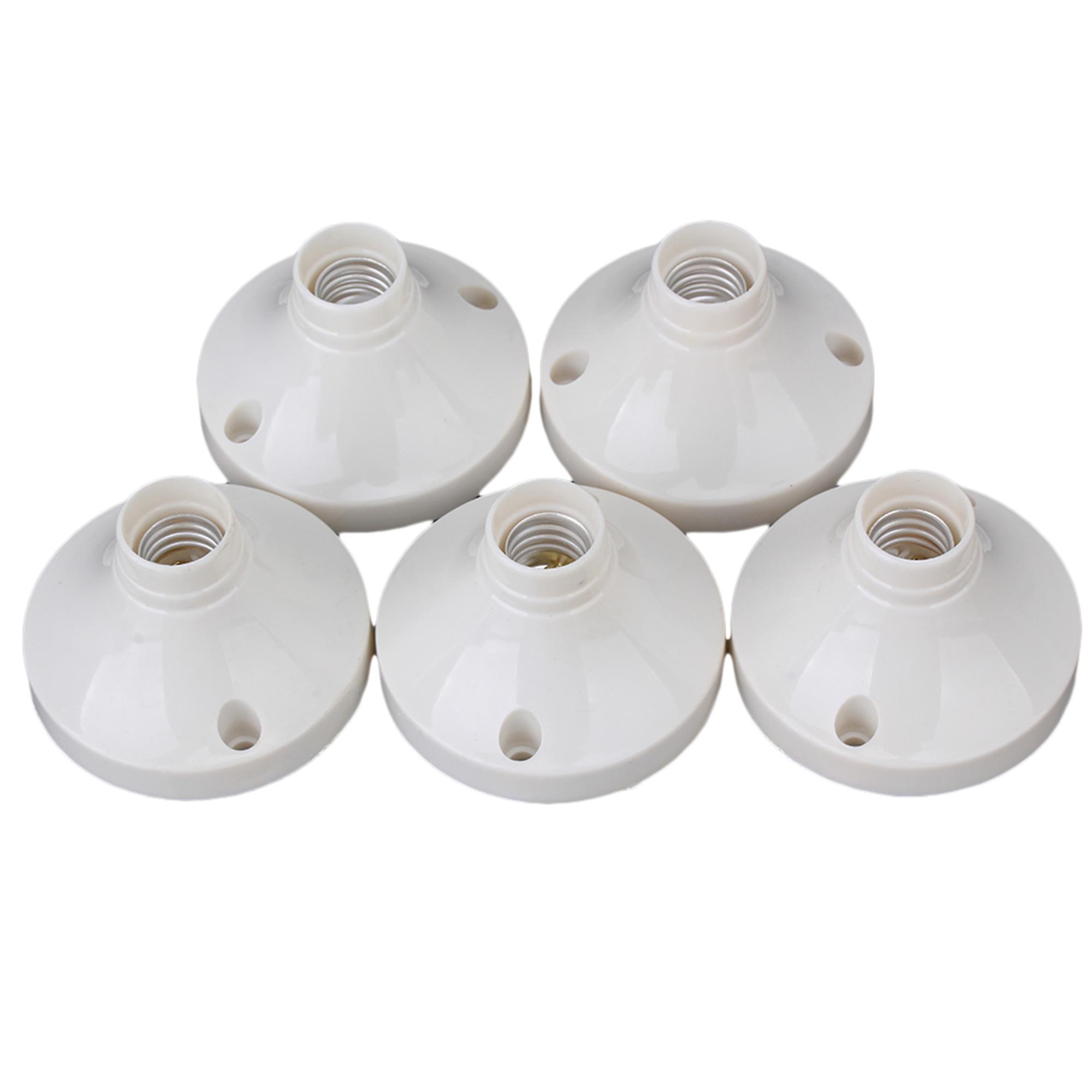 5 x E14 Base Round Holder Halogen Lamp Socket For Lamp Aging Test Stand Holder