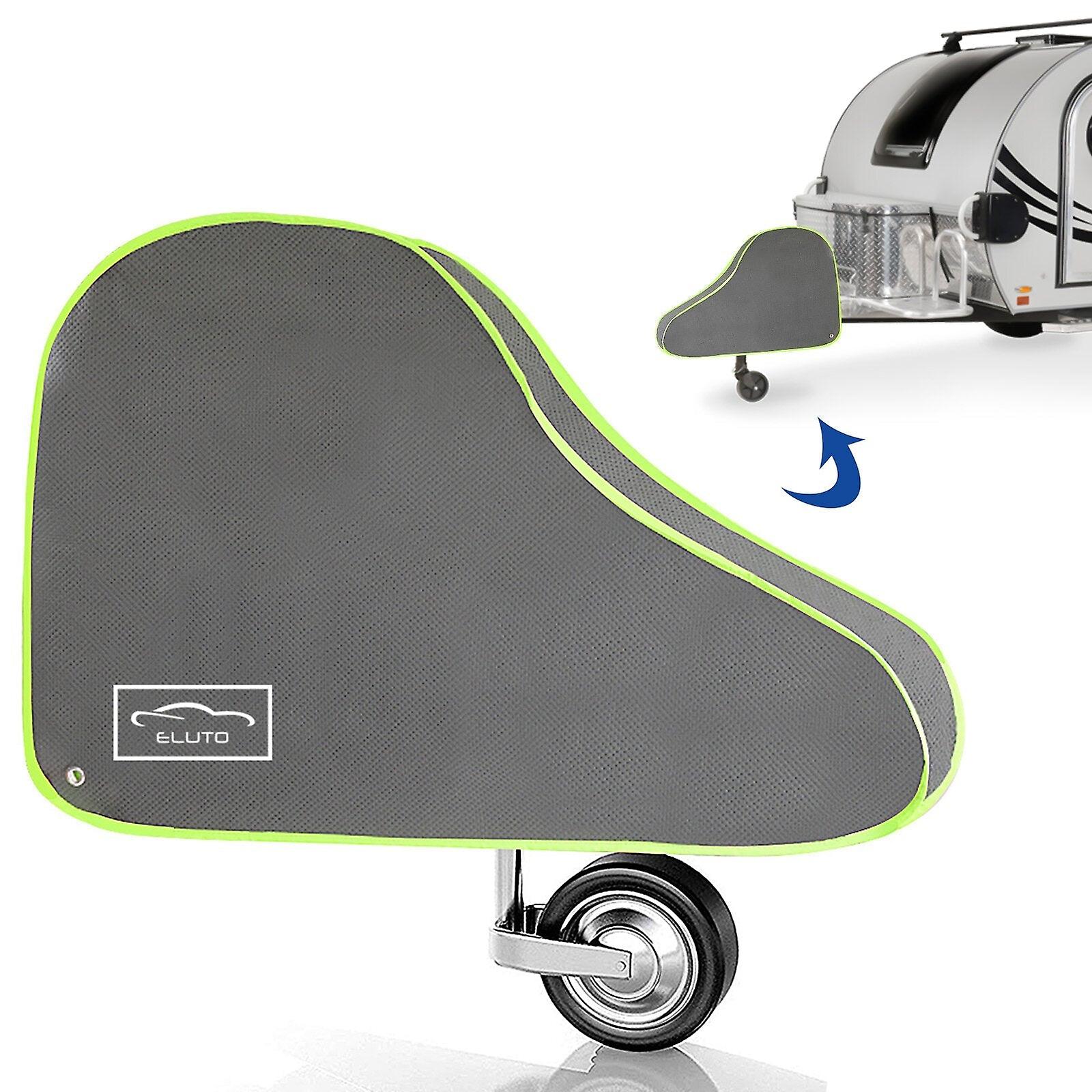 Cover Universal Non-woven Fabric For Caravan Trailer Towing Hitch Waterproof Breathable With Straps And Fluorescent Strips