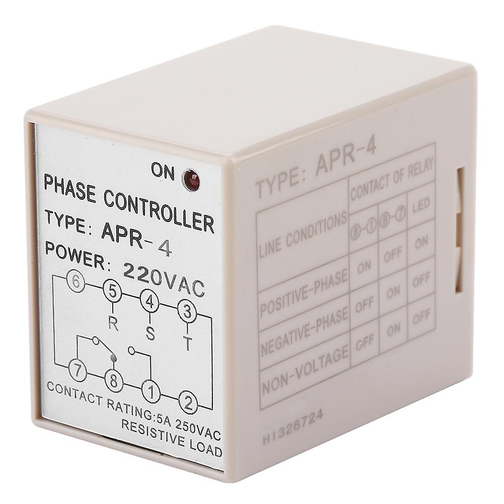 APR-4 Phase Loss Reverse Protection Relay Phase Sequence Controller 10A (220VAC)