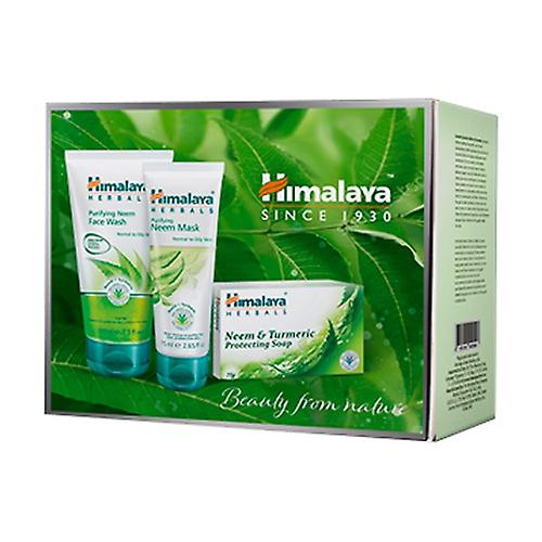 Neem pack-face wash + mask + soap 1 unit